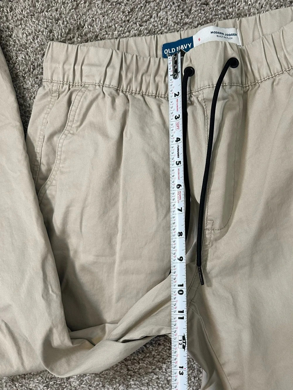 Old Navy Men’s Tan Modern Joggers NWT Size  Small